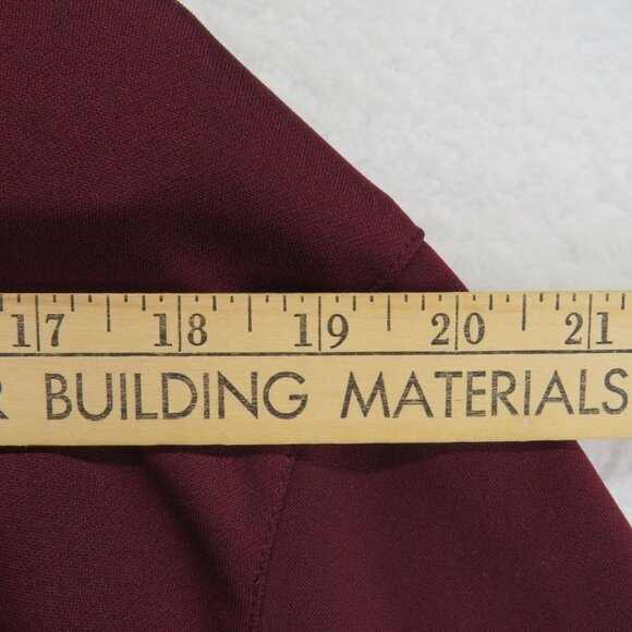 Adidas Jacket Size Medium Mississippi State 1/4 Zip Windbreaker Burgundy Red - Picture 10 of 12